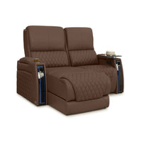 Apex Chaise CoolZeroᵀᴹ Italian Leather Home Theater Seating