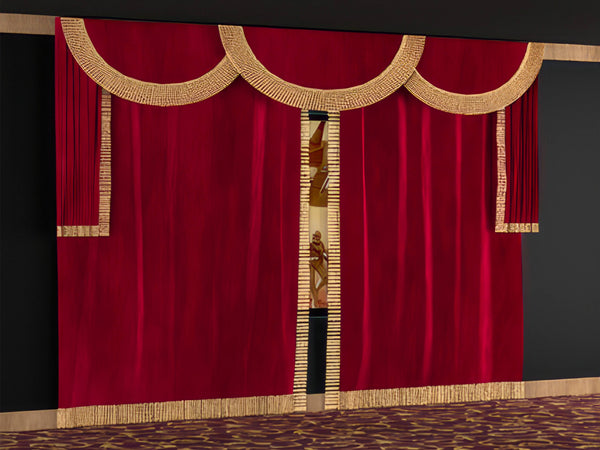 SoundRight Deluxe Open/Close Curtains