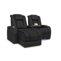 Diamante Chaise CoolZeroᵀᴹ Italian Leather Home Theater Seating