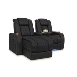 Diamante Chaise CoolZeroᵀᴹ Italian Leather Home Theater Seating