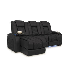 Diamante Chaise CoolZeroᵀᴹ Italian Leather Home Theater Seating