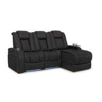 Diamante Chaise CoolZeroᵀᴹ Italian Leather Home Theater Seating