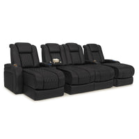 Diamante Chaise CoolZeroᵀᴹ Italian Leather Home Theater Seating