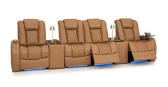 Row of 4 Middle Loveseat 137.0"