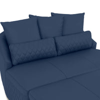 Seatcraft Diamante Cuddle Couch w/ Ottoman Home Theater Furniture
