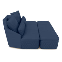 Seatcraft Diamante Cuddle Couch w/ Ottoman Home Theater Furniture