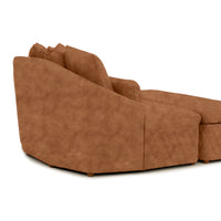 Seatcraft Diamante Cuddle Couch w/ Ottoman Home Theater Furniture