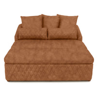 Seatcraft Diamante Cuddle Couch w/ Ottoman Home Theater Furniture