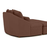 Seatcraft Diamante Cuddle Couch w/ Ottoman Home Theater Furniture