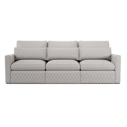 Diamante Gray Modular Chaise Sofa