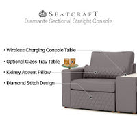 Diamante Media Room L Shaped Sectional