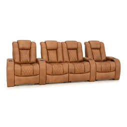 Diamante Italian Leather Zero Gravity Home Theater Seating