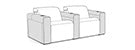 Row of 2 Standard