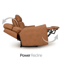Trivanta HeatZeroᵀᴹ Italian Leather Home Theater Sofa