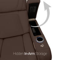 Endeavour HeatZeroᵀᴹ Italian Leather Home Theater Loveseat