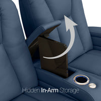 Serenity Italian Leather Home Theater Seating