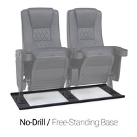 Seatcraft Madrigal Black Free-Standing Base Movie Theater Seats