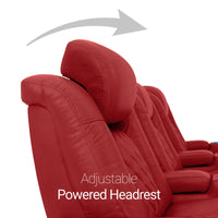 Diamante Chaise CoolZeroᵀᴹ Italian Leather Home Theater Seating