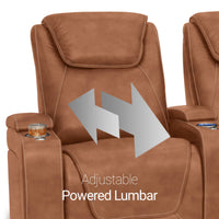 Pantheon Italian Leather Big & Tall Home Theater Seating