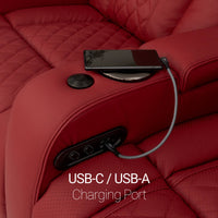 Luminis 365 Top Grain Leather Home Theater Seating