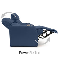 Sienna Italian Leather Spacesaver Home Theater Seating