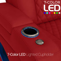 Anthem LT HeatZeroᵀᴹ Italian Leather Home Theater Sofa