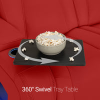 Endeavour HeatZeroᵀᴹ Italian Leather Home Theater Loveseat