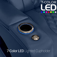 Armada LT HeatZeroᵀᴹ Italian Leather Home Theater Sofa