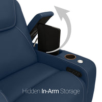 Seatcraft Vienna Sofa & Loveseat Italian Leather, Powered Headrest & Lumbar, Power Recline