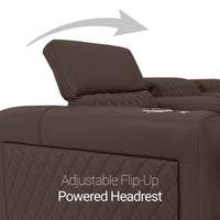 Diamante FX Flip-Up Headrest Home Theater Seating