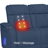 Endeavour HeatZeroᵀᴹ Italian Leather Home Theater Loveseat