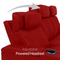 Armada LT HeatZeroᵀᴹ Italian Leather Home Theater Sofa