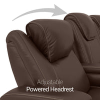 Paladin Italian Leather Heat & Massage Home Theater Seating
