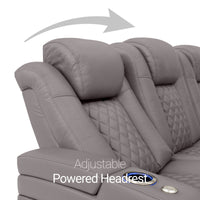 Seatcraft Anthem Sofa & Loveseat Italian Leather, Powered Headrest, Power Recline