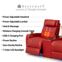 Luminis LT HeatZeroᵀᴹ Console Table Home Theater Seating