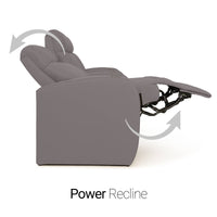 Rialto BACKROW Theater Seating®, Power Recline, Italian Leather