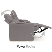 Venetian Italian Leather Home Theater Seating