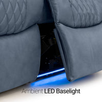 Seatcraft Anthem Sofa & Loveseat Italian Leather, Powered Headrest, Power Recline