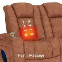 Anthem LT HeatZeroᵀᴹ Italian Leather Home Theater Sofa