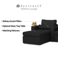 Wilshire Home Theater Modular Chaise Sofa