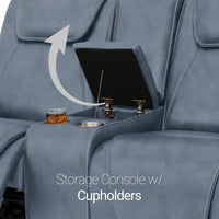 Seatcraft Concerto Heat & Massage Sofa & Loveseat, Italian Leather, Powered Headrest, Powered Lumbar, Power Recline