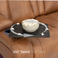 Endeavour HeatZeroᵀᴹ Italian Leather Home Theater Sofa