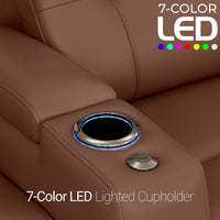 Kodiak Chaise CoolZeroᵀᴹ Italian Leather Home Theater Seating