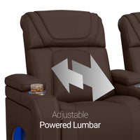 Caliente Zero Gravity Home Theater Seating with Heat & Massage