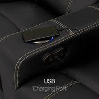 Dynasty Leather Gel Home Theater Seating