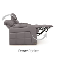 Kodiak Chaise CoolZeroᵀᴹ Italian Leather Home Theater Seating