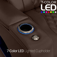 Armada LT HeatZeroᵀᴹ Italian Leather Home Theater Sofa