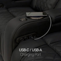 Luminis 365 Top Grain Leather Home Theater Seating