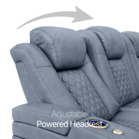 Seatcraft Anthem Sofa & Loveseat Italian Leather, Powered Headrest, Power Recline