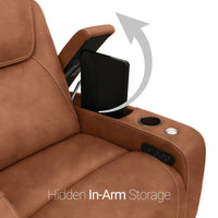 Seatcraft Vienna Sofa & Loveseat Italian Leather, Powered Headrest & Lumbar, Power Recline